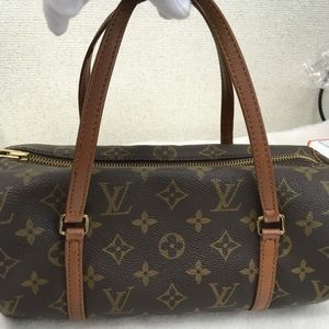 Louis Vuitton Hand Bag Papillon 26 Monogram Brown France Old Model  41200106200 h